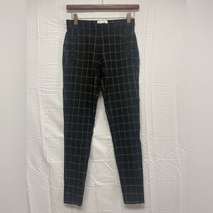 Black and White Grid Pattern Women’s Pants
